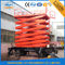 Κινητός ανελκυστήρας πλατφορμών, υδραυλικό καροτσάκι ανελκυστήρων ψαλιδιού χωρητικότητας φορτίων 300kg 500kg 1000kg 