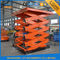 7M 2T φορτίο αποθηκών εμπορευμάτων που φορτώνει το υδραυλικό πορτοκάλι πλατφορμών ανελκυστήρων