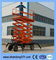 300kg 10m εναέρια πλατφόρμα ανελκυστήρων ψαλιδιού εργασίας κινητή με τις ρόδες