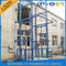 Υδραυλικοί κάθετοι ανελκυστήρες ανελκυστήρων αποθηκών εμπορευμάτων βιομηχανικοί με το CE ραγών οδηγών 10 μ