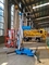 8m 100kg ενιαίος ανελκυστήρας πλατφορμών εργασίας ιστών εναέριος για το παράθυρο που καθαρίζει την ικανότητα 100kg